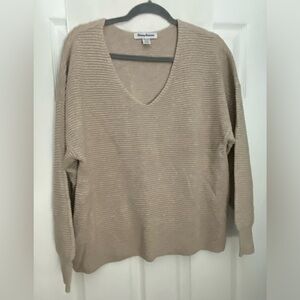 Tommy Bahama v neck tan sweater size XL